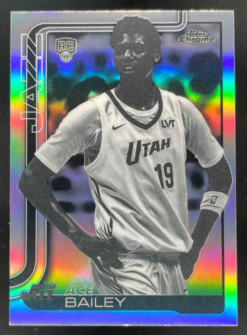 2025-26 Topps Chrome Negative Refractor #255 Ace Bailey RC