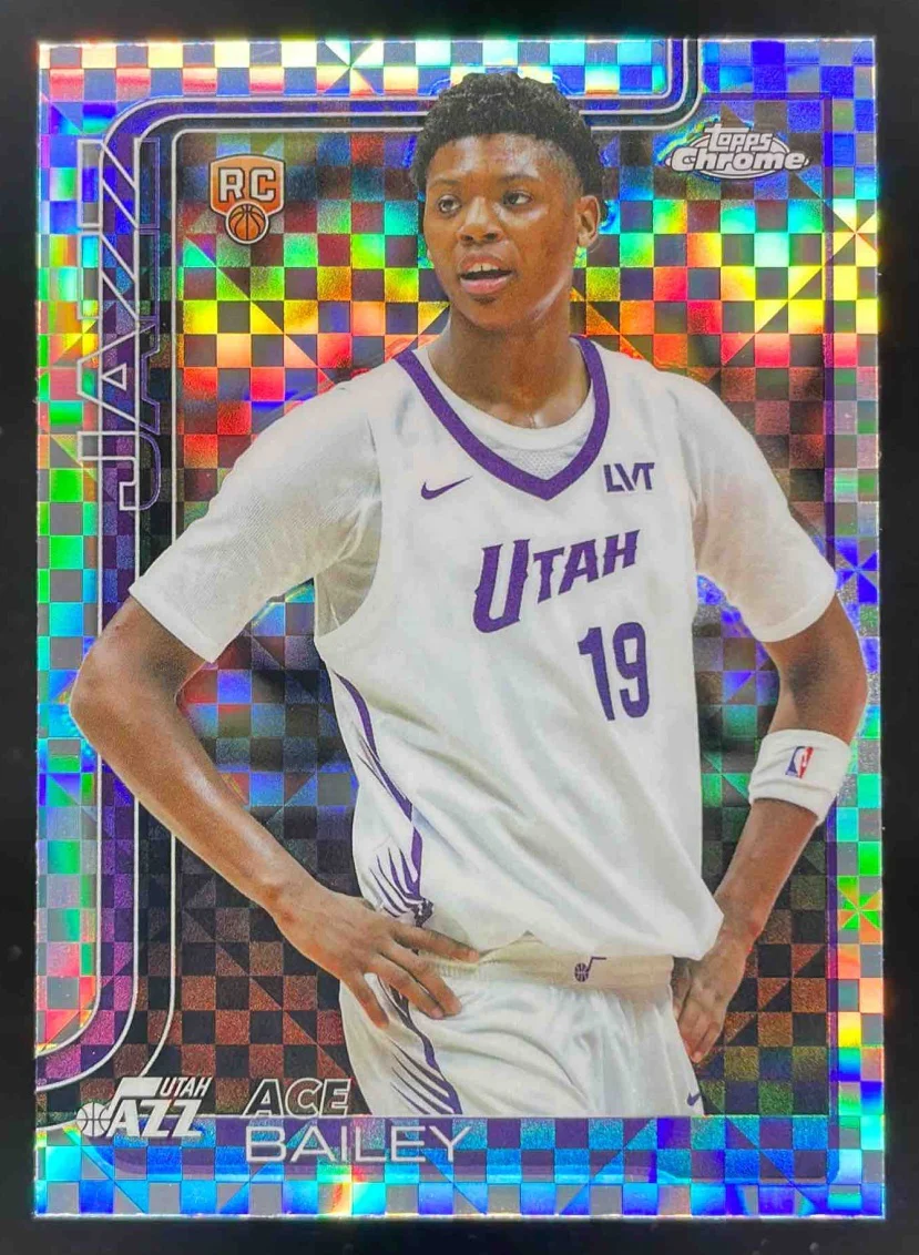 2025-26 Topps Chrome X-Fractor #255 Ace Bailey RC