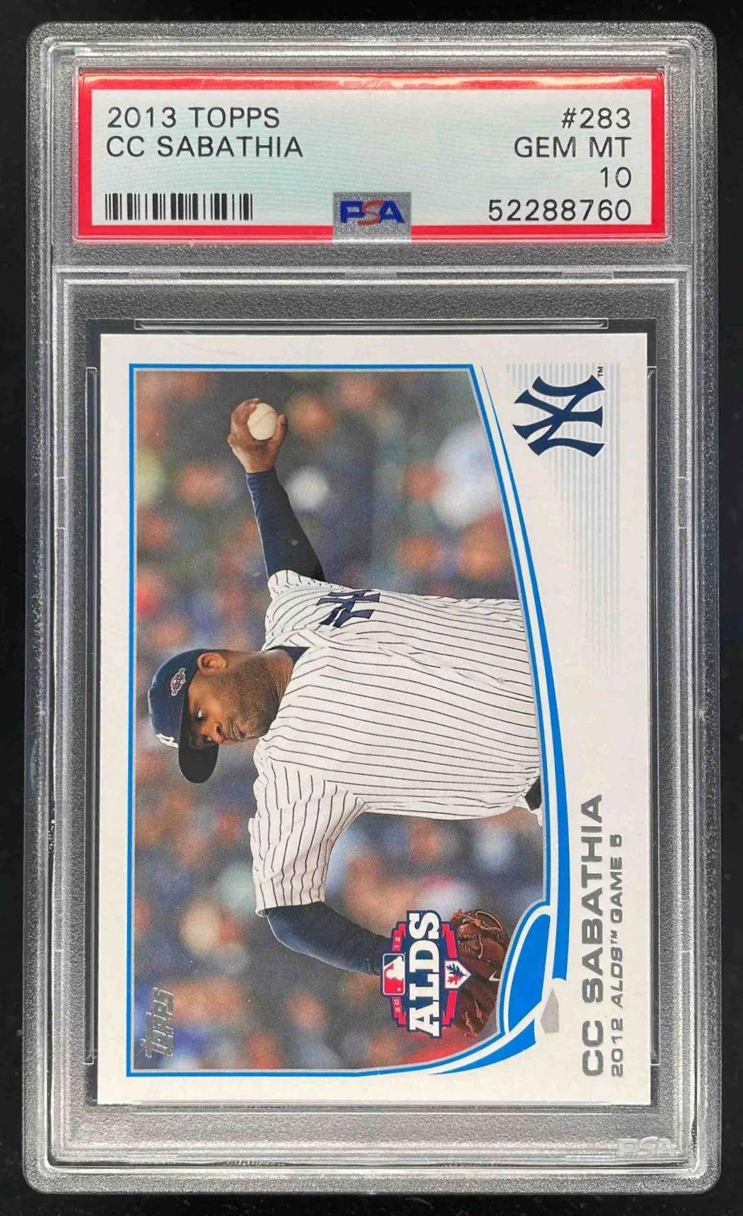 2013 Topps #283 CC Sabathia PSA 10