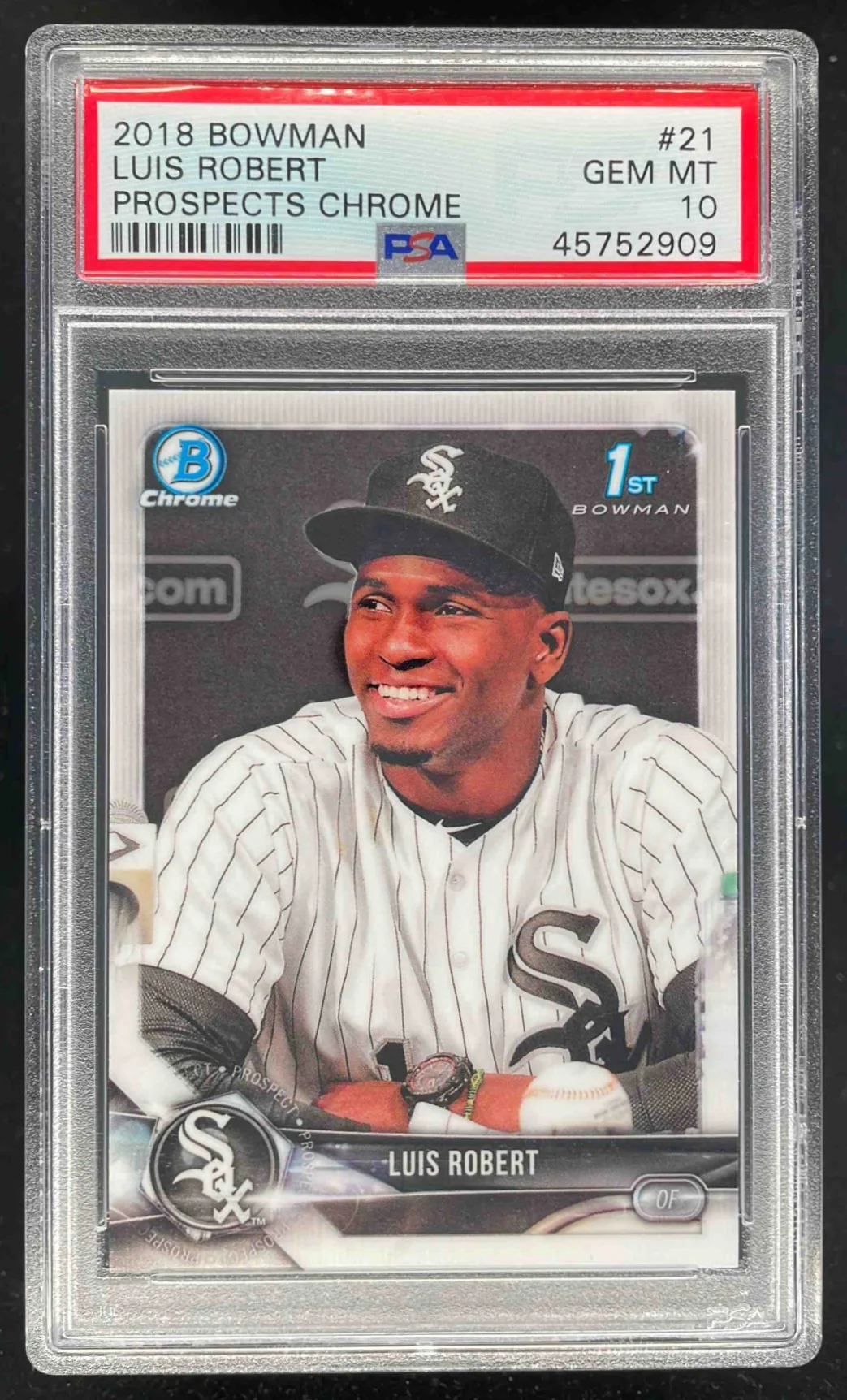 2018 Bowman Chrome Prospects #BCP21 Luis Robert PSA 10