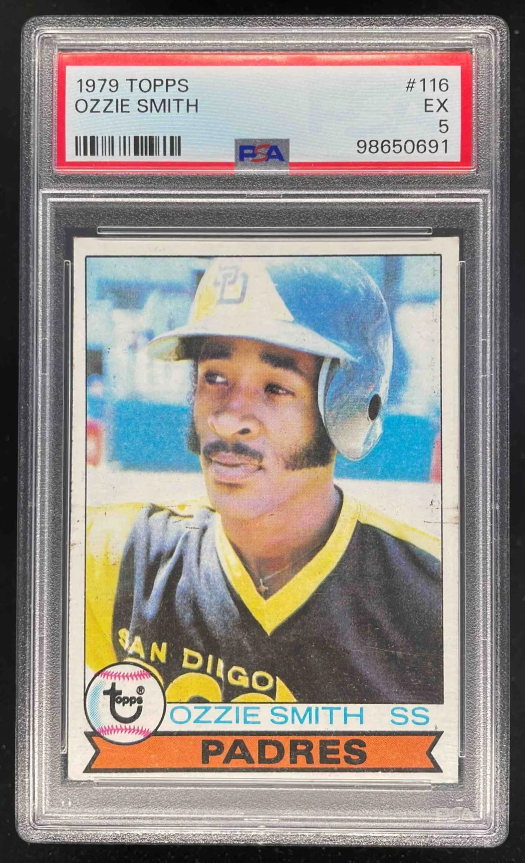 1979 Topps #116 Ozzie Smith RC PSA 5