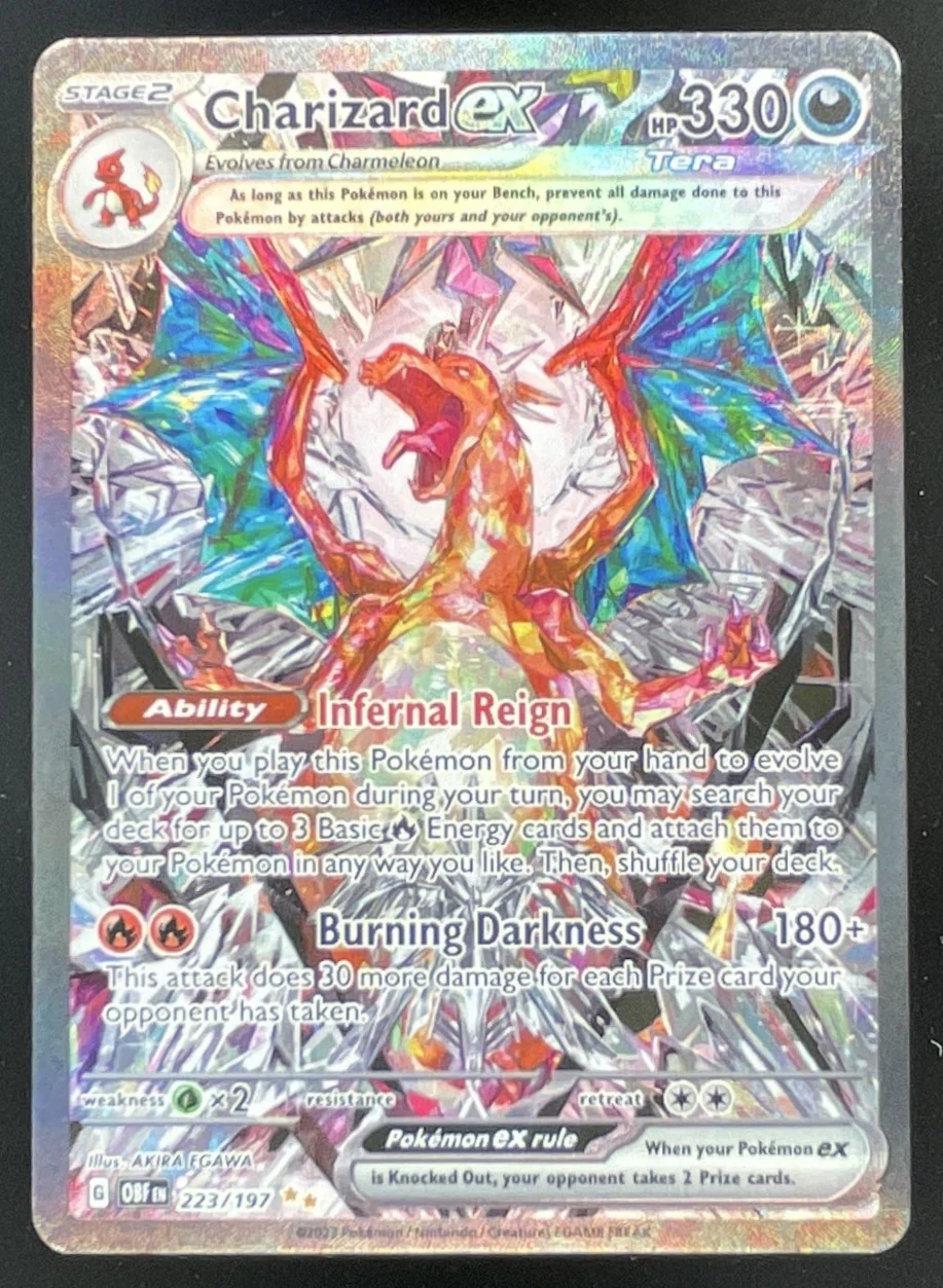 2023 Pokemon SV Obsidian Flames - OBF EN #223/197 Charizard ex Special Rare