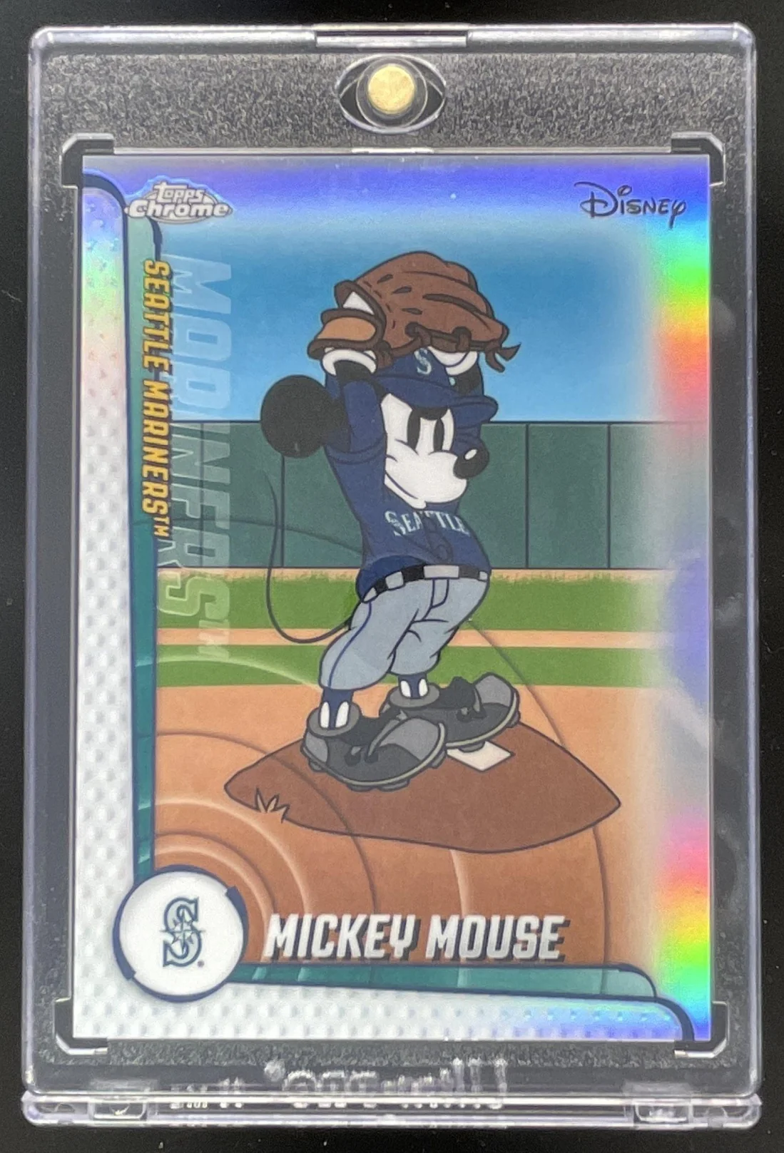 2025 Topps Chrome Update Mickey and Friends Away Jersey #MLBA-9 Mickey Mouse