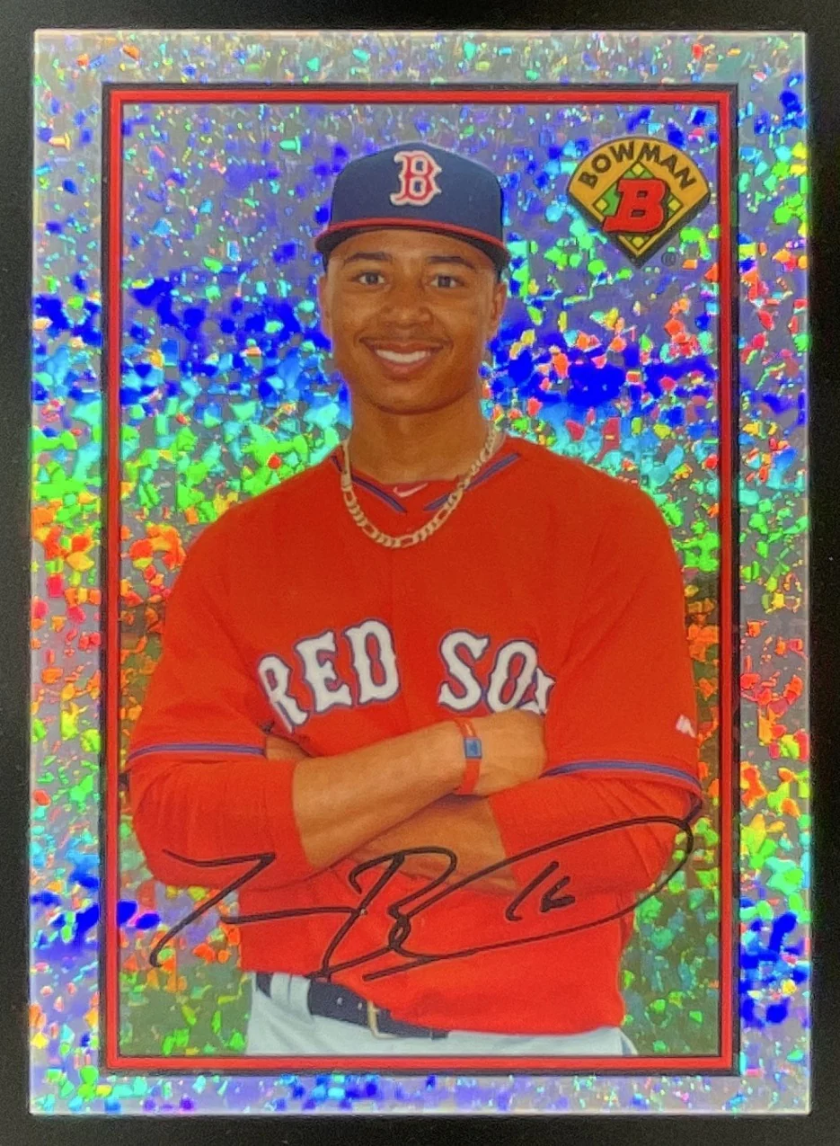 2014 Bowman Sterling 1989 Bowman Back Silver Diamond #89BIB-MB Mookie Betts RC