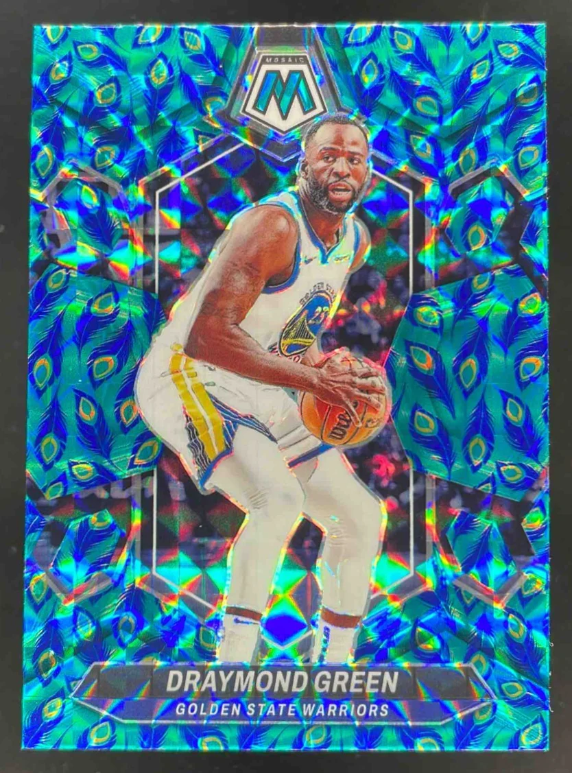 2023-24 Panini Mosaic Choice Peacock Prizm #130 Draymond Green