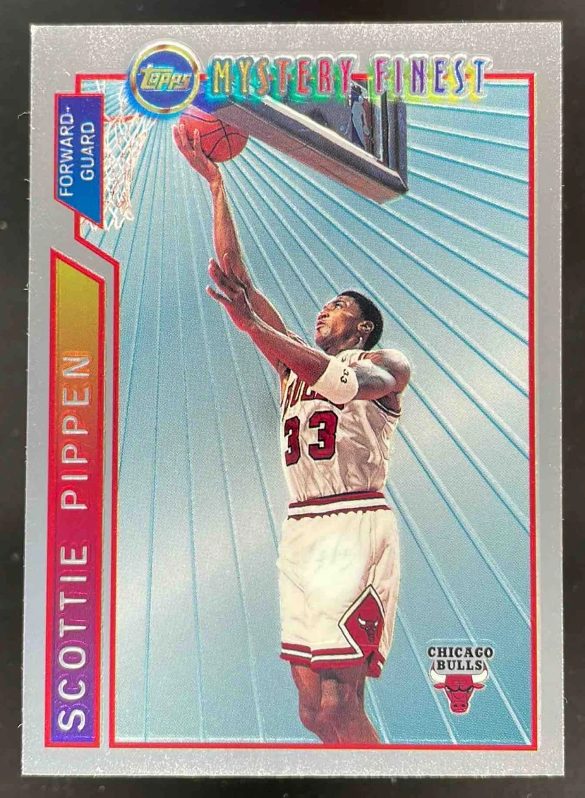 1996-97 Topps Mystery Finest Bordered #M1 Scottie Pippen