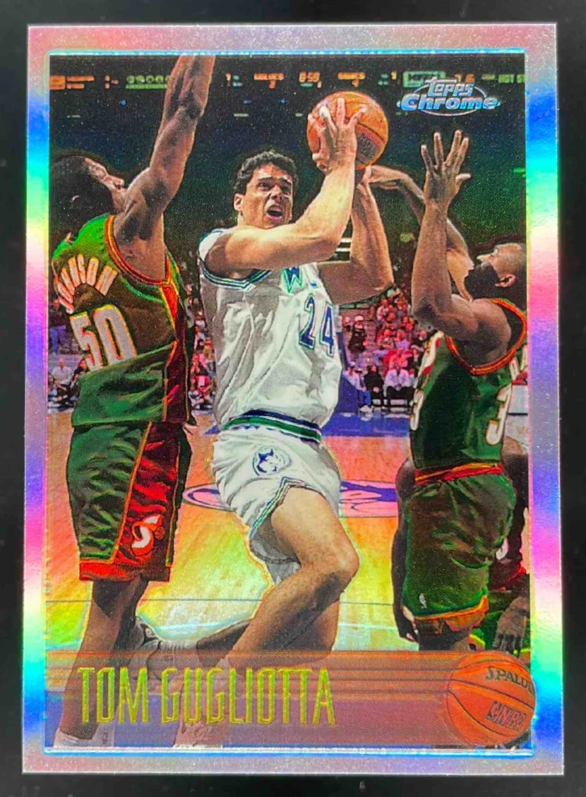 1996-97 Topps Chrome Refractor #15 Tom Gugliotta