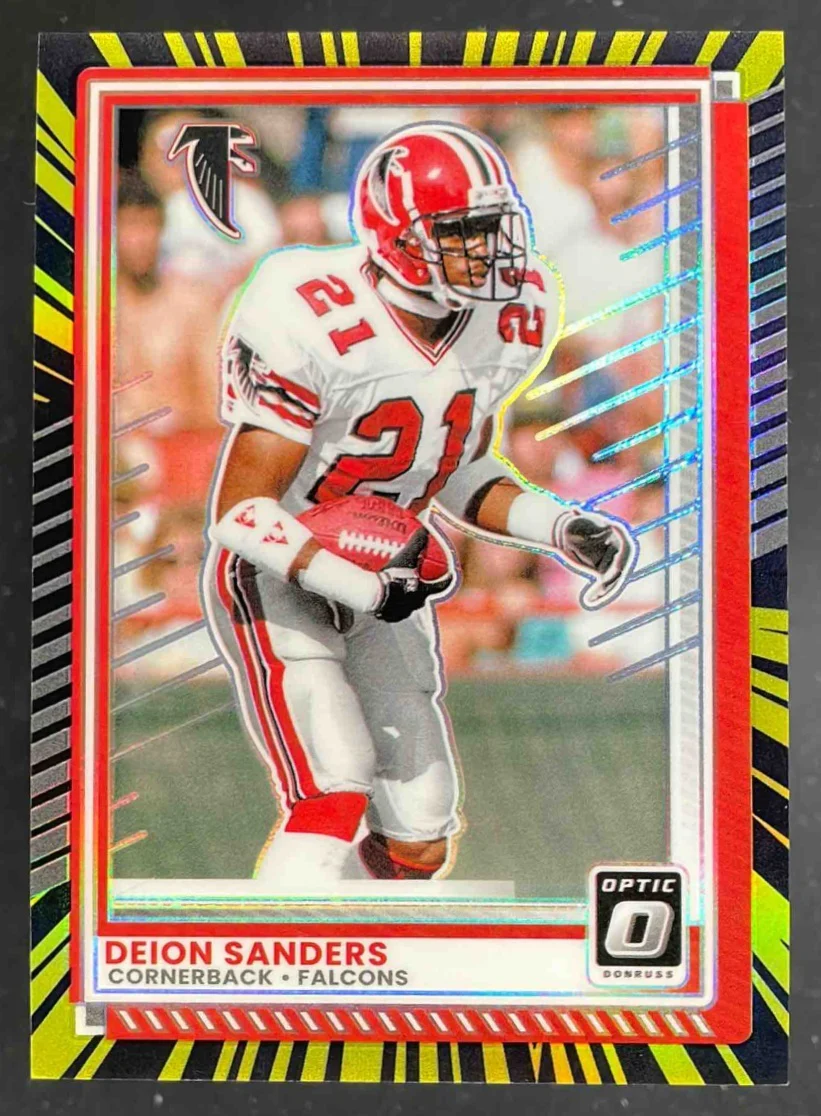 2025 Panini Donruss Optic Electricity Prizm #16 Deion Sanders /75