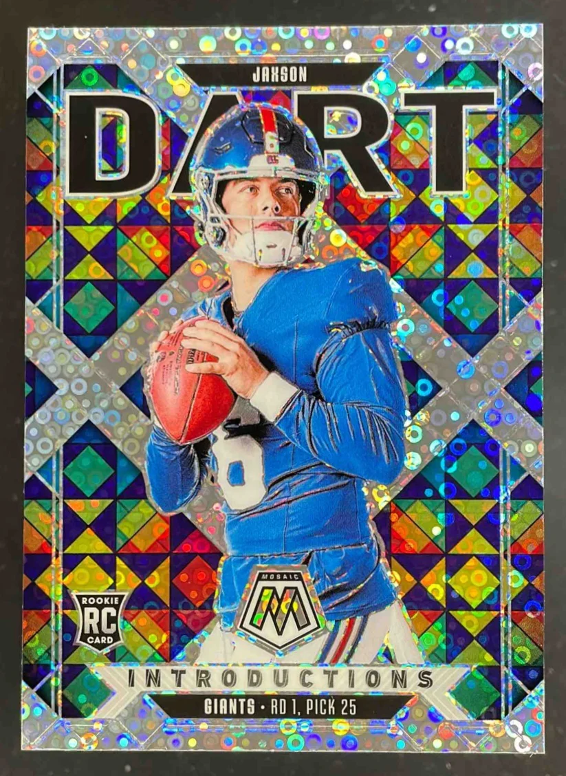 2025 Panini Mosaic Introductions No Huddle Silver Prizm #2 Jaxson Dart RC