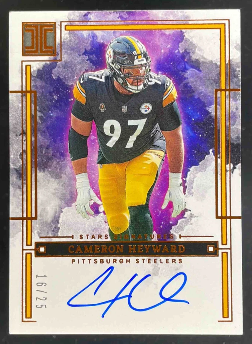 2025 Panini Impeccable Stars Signature #ISS-CHD Cameron Heyward Auto /25