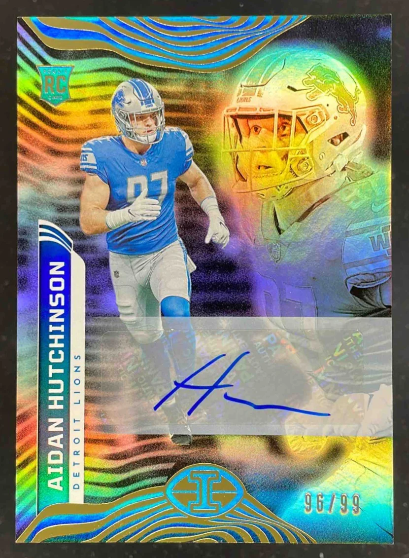 2022 Illusions Trophy Collection #29 Aidan Hutchinson RC Auto /99