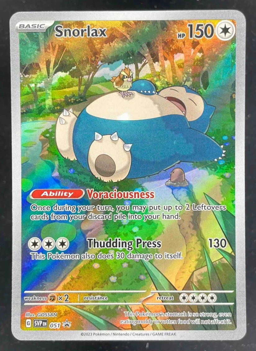 2023 Pokemon SV Black Star Promos Promos #051 Snorlax