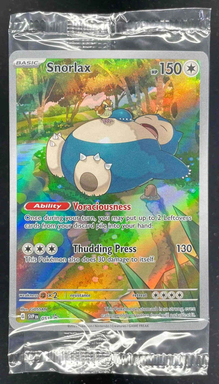 2023 Pokemon SV Black Star Promos Promos #051 Snorlax Sealed
