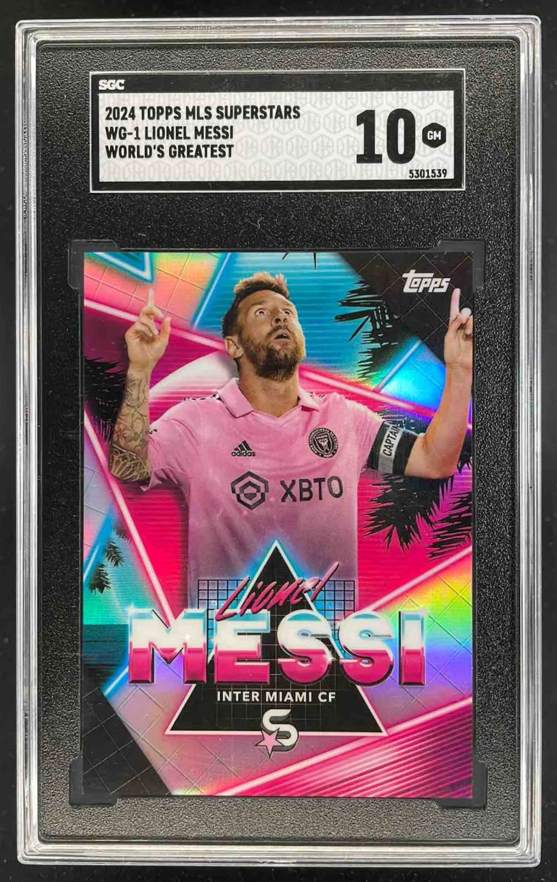 2024-25 Topps MLS Superstars World's Greatest #WG-1 Lionel Messi SGC 10