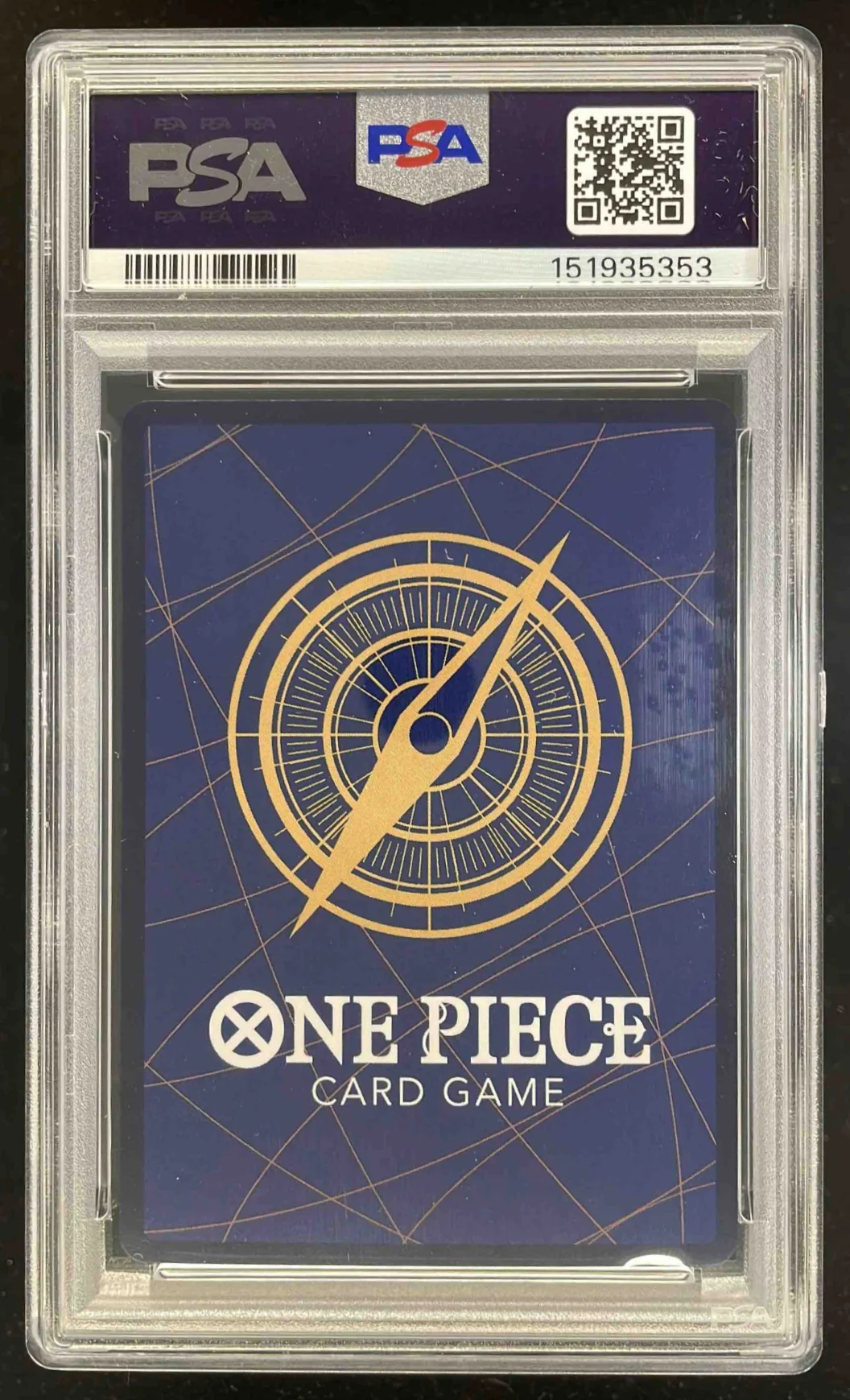 2023 One Piece OP02 EN #041 Monkey D Luffy Alternate Art PSA 10 - Image 2