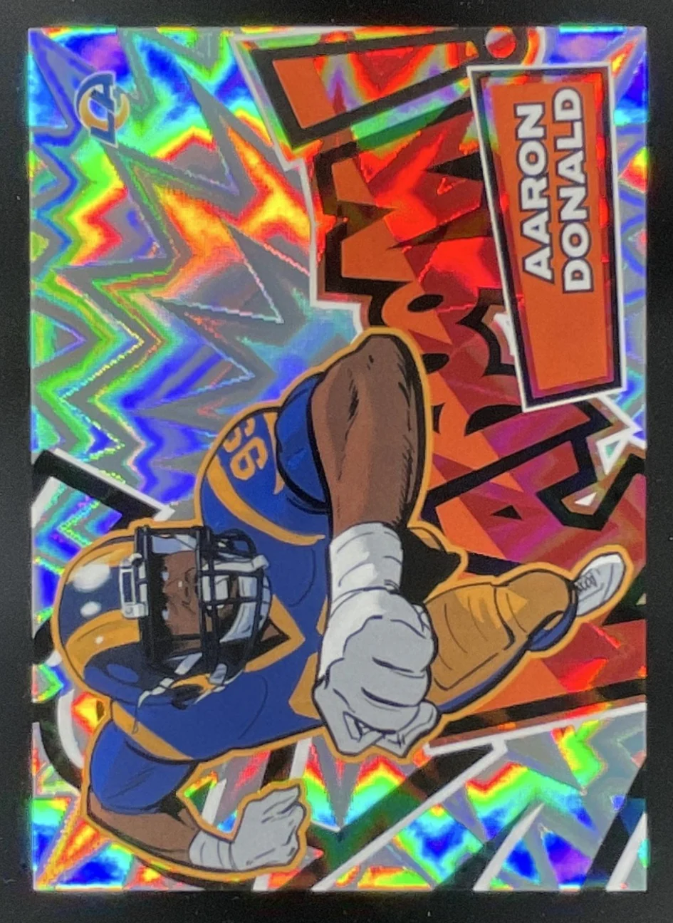 2025 Panini Absolute Kaboom - Horizontal #24 Aaron Donald