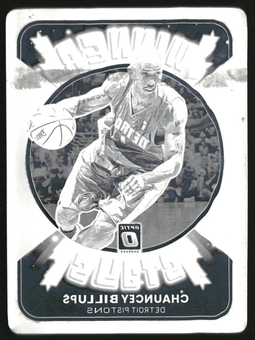 2021 Donruss Optic Winner Stays Printing Plate Black Chauncey Billups 1/1
