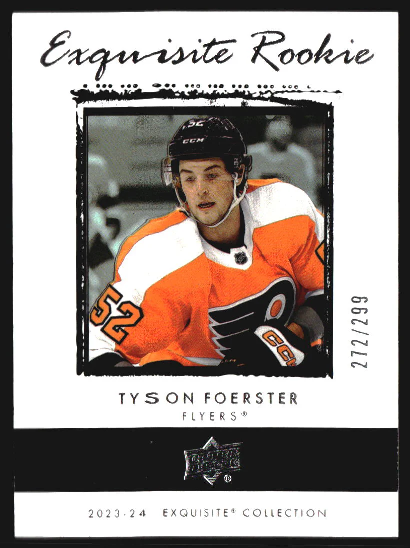 2023-24 Exquisite Collection '09-10 Retro Rookies #RRTF Tyson Foerster /299