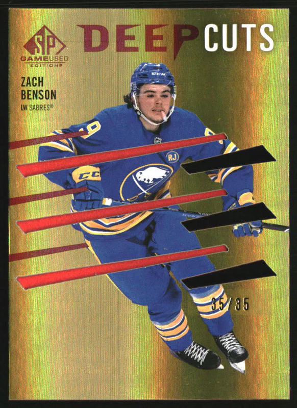 2023-24 SP Game Used Deep Cuts Red #DC49 Zach Benson /35