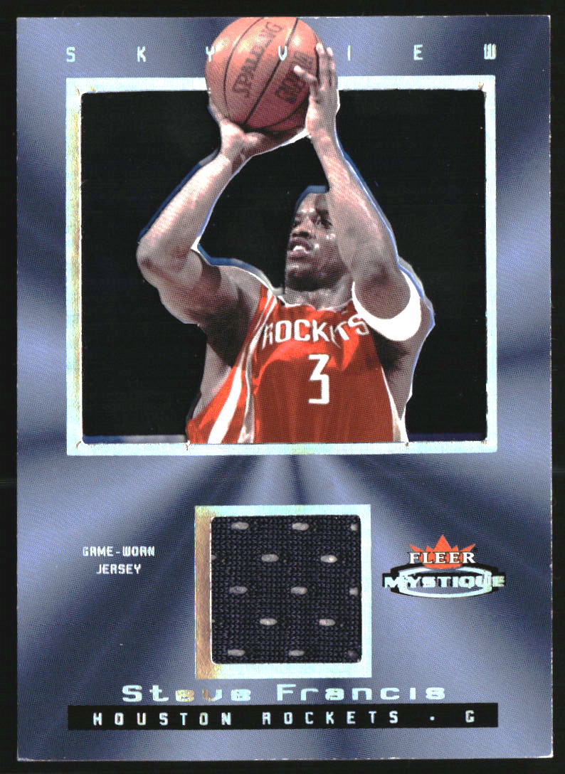 2003-04 Fleer Mystique Skyview Jerseys #SVSM Steve Francis /250