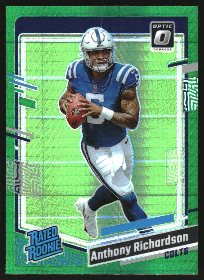 2023 Donruss Optic Green Hyper #247 Anthony Richardson RR RC Rookie