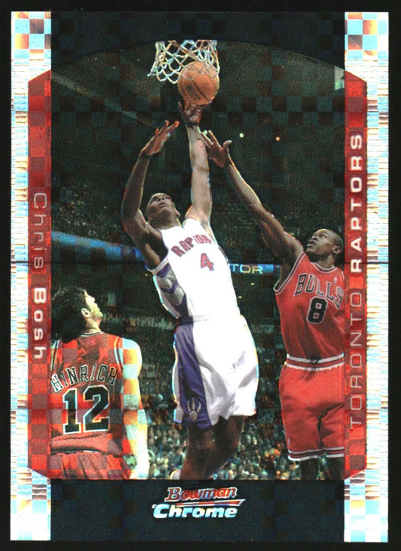2004-05 Bowman Chrome X-Fractors #38 Chris Bosh /150