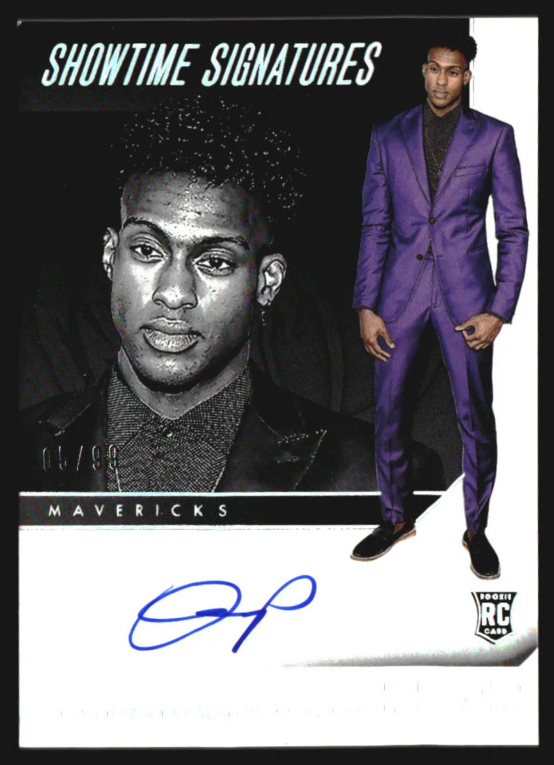 2023-24 Panini Noir Showtime Signatures Olivier-Maxence Prosper RC Auto /99