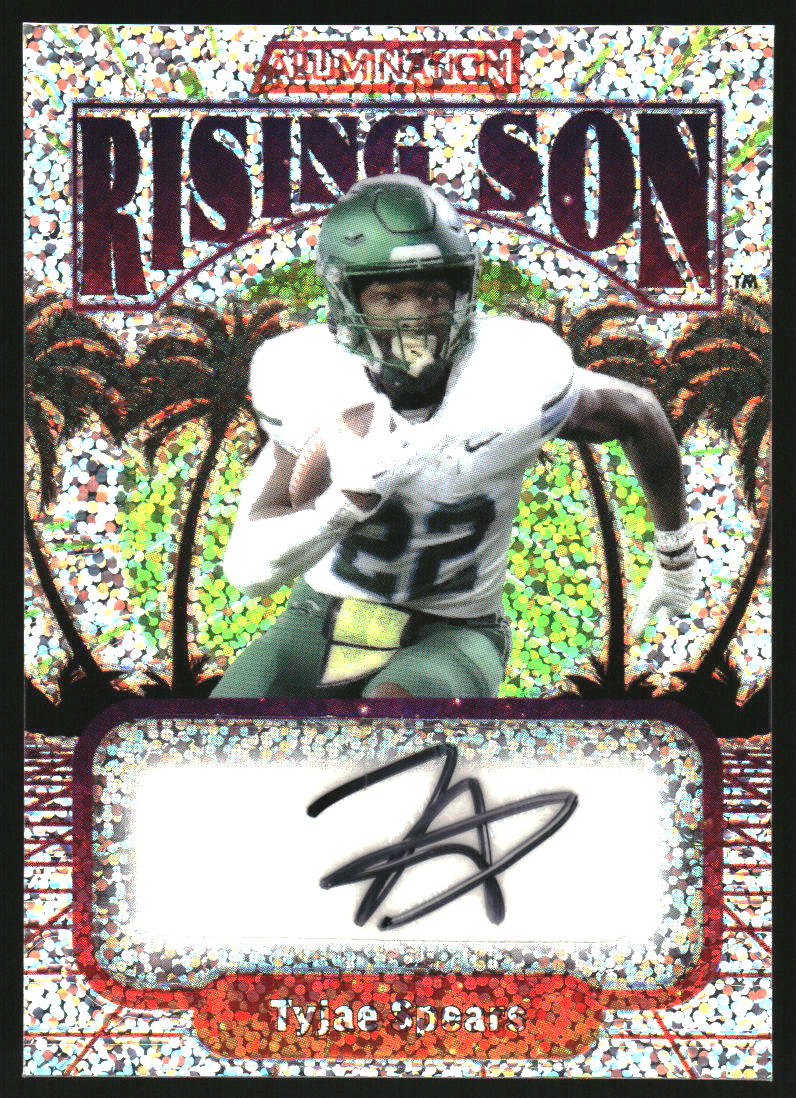 2023 Wild Card Alumination Retail Rising Son Auto Sparkle Maroon Tyjae Spears /5