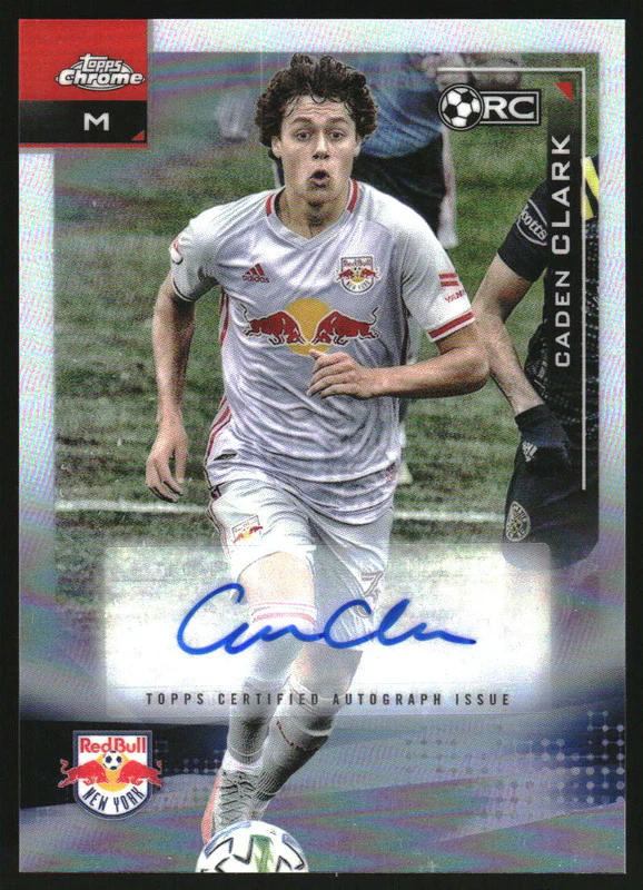 2021 Topps Chrome MLS Rookie Autograph #115 Caden Clark RC Auto