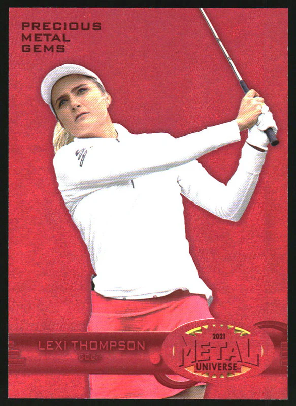 2021 Metal Universe Champions '97-98 Retro Precious Gems Red Lexi Thompson /100