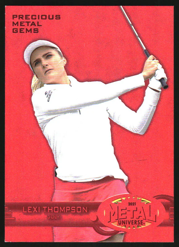 2021 Metal Universe Champions '97-98 Retro Precious Gems Red Lexi Thompson /100