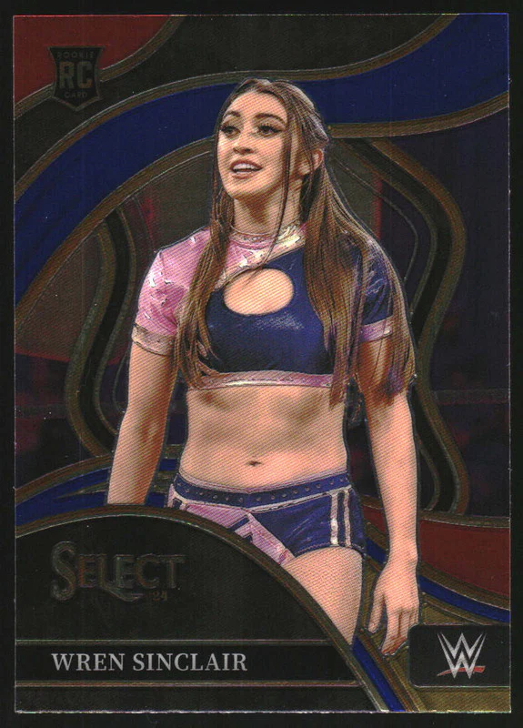 2024 Select WWE Red and Blue #285 Wren Sinclair RC Rookie