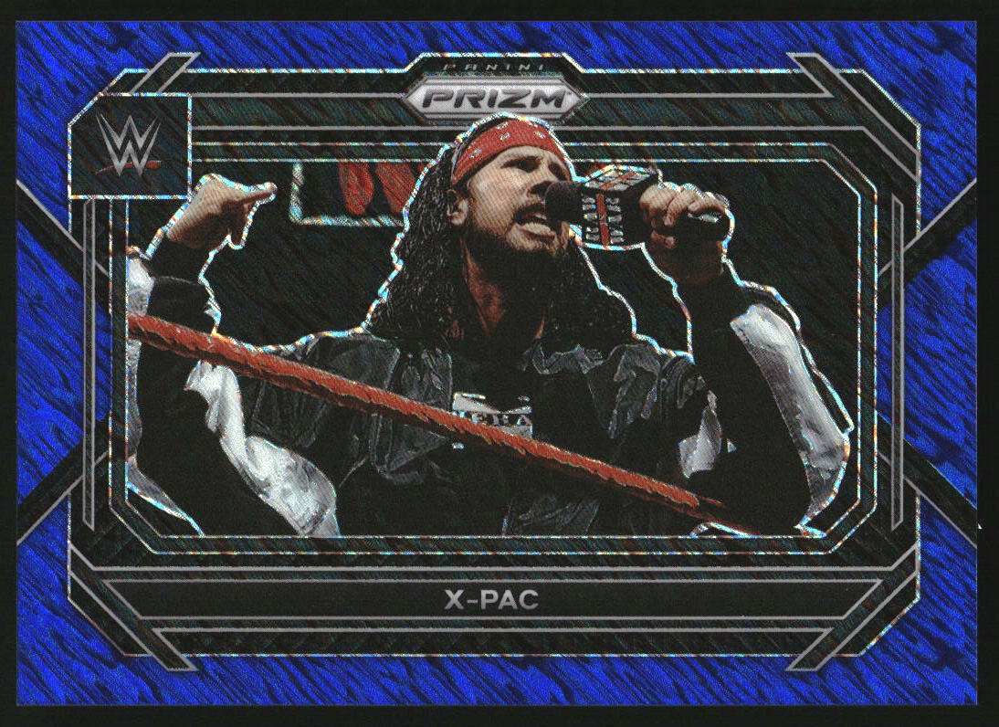 2023 Panini Prizm WWE Prizms FOTL Blue Shimmer #53 X-Pac /11
