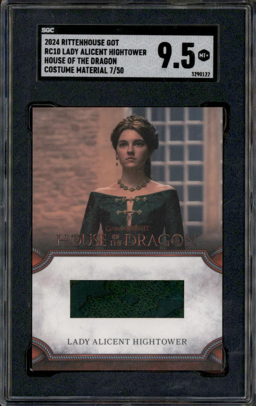 2024 Game of Thrones House of the Dragon Costume Alicent Hightower /50 SGC 9.5
