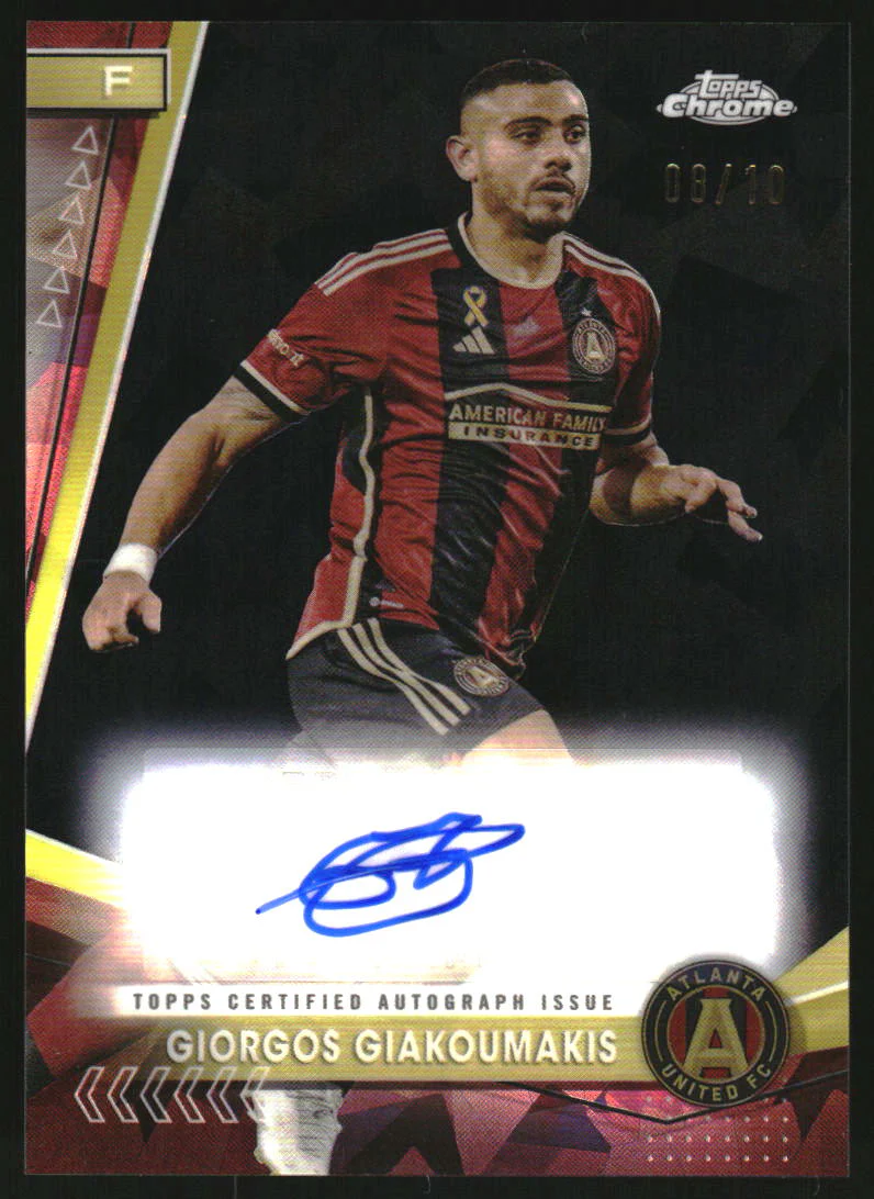 2024 Topps Chrome Sapphire MLS Autographs Black Giorgos Giakoumakis Auto /10