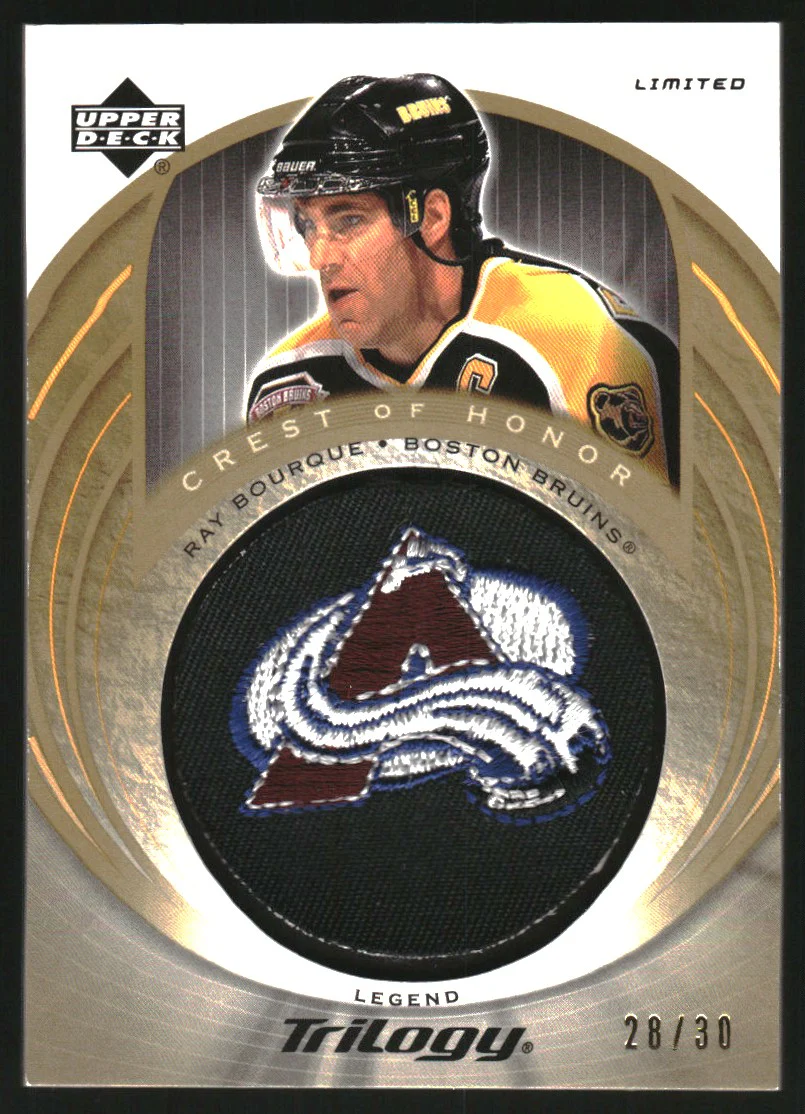 2003-04 Upper Deck Trilogy Limited #136 Ray Bourque /30