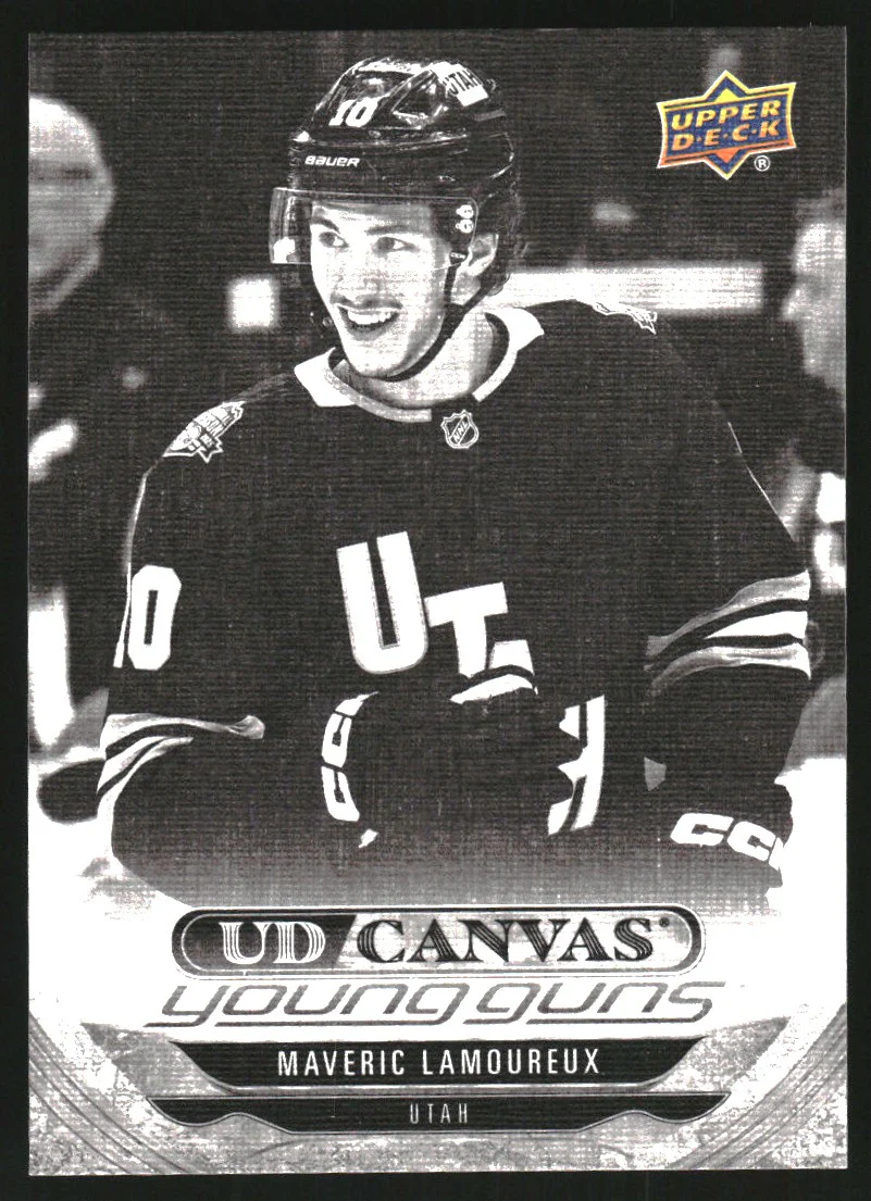 2024-25 Upper Deck UD Canvas Black and White #C213 Maveric Lamoureux RC