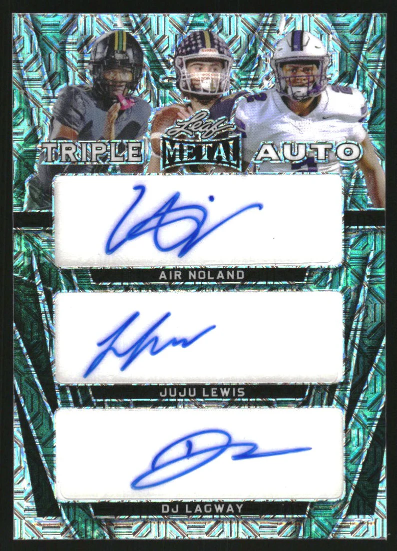 2024 Leaf Metal Triple Auto Mojo Water Air Noland JuJu Lewis DJ Lagway /4