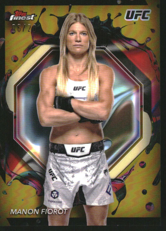 2024 Finest UFC Gold Refractors #225 Manon Fiorot /20