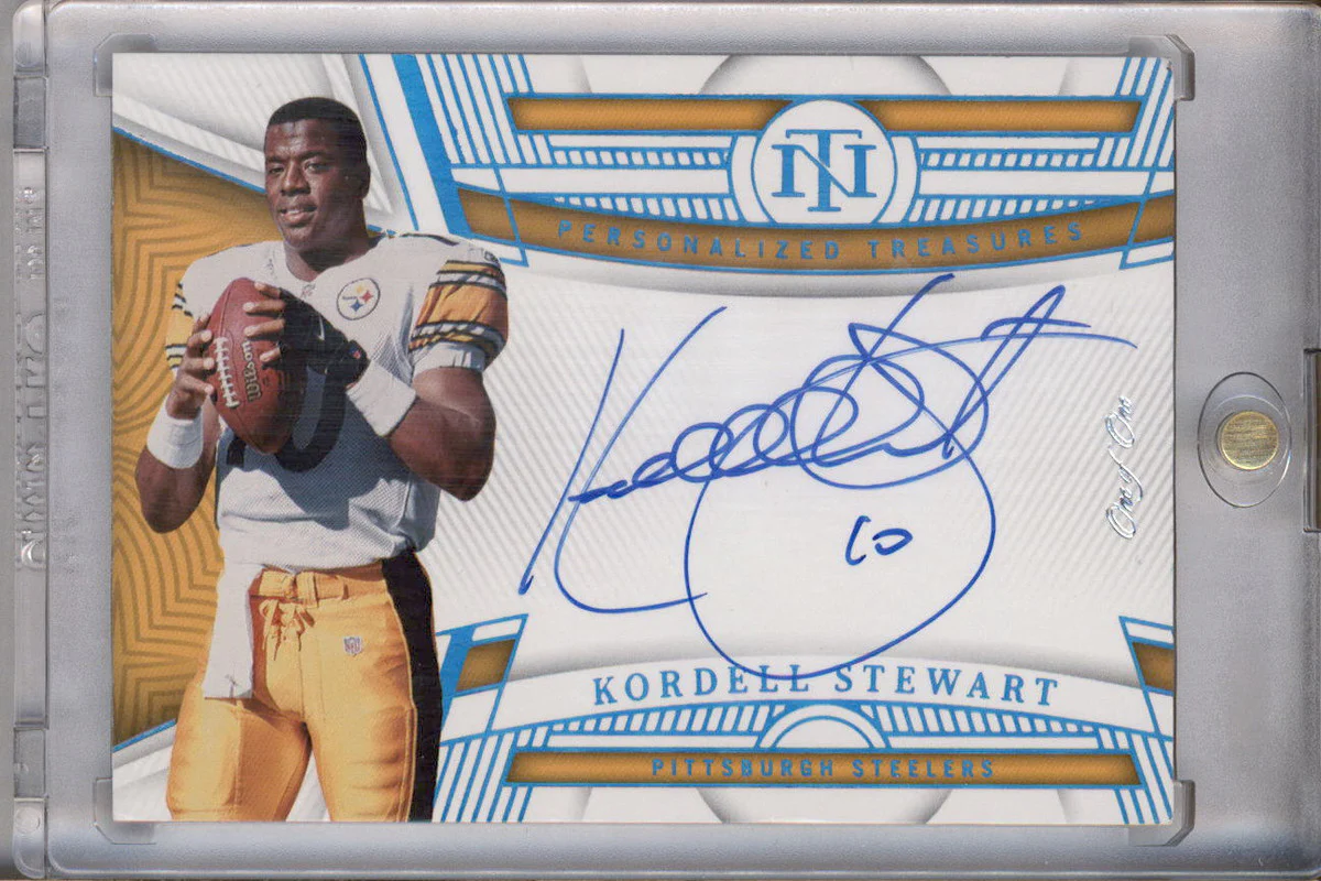 2022 National Treasures Personalized Treasures Platinum Kordell Stewart Auto 1/1