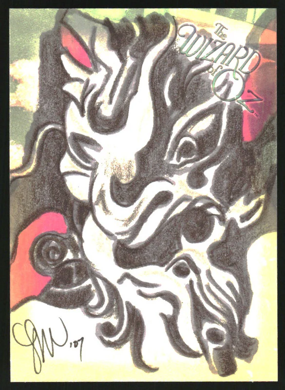 2007 Breygent The Wizard of Oz Artist Sketches #NNO Leah Mangue