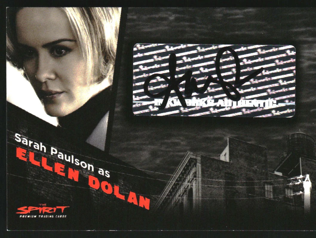 2008 Inkworks The Spirit Autograph Sarah Paulson as Ellen Dolan Auto