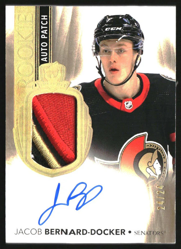 2021-22 The Cup Gold #117 Jacob Bernard-Docker RC Patch Auto /24