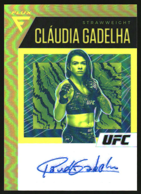 2021 Chronicles UFC Flux Auto Gold #FA-CGH Claudia Gadelha Autograph Auto /10