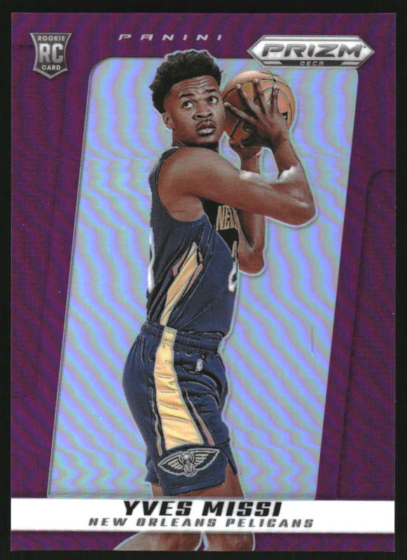 2024-25 Panini Prizm Deca Purple Prizms #144 Yves Missi RC /99