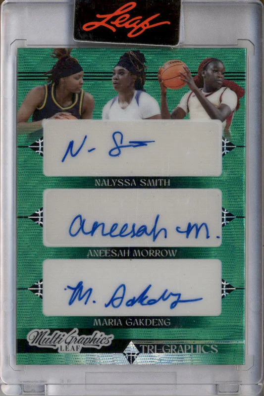 2022 Leaf Multigraphics Tri Graphics Green Wave NaLyssa Aneesah Gakdeng Auto /7