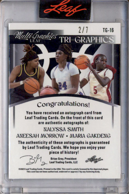 2022 Leaf Multigraphics Tri Graphics Green Wave NaLyssa Aneesah Gakdeng Auto /7 - Image 2