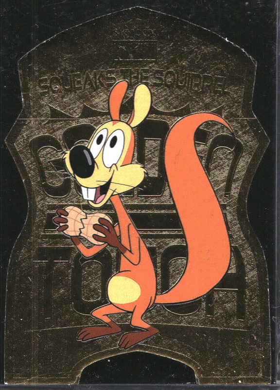 2024 Fleer Retro Looney Tunes Golden Touch #GT13 Squeaks the Squirrel
