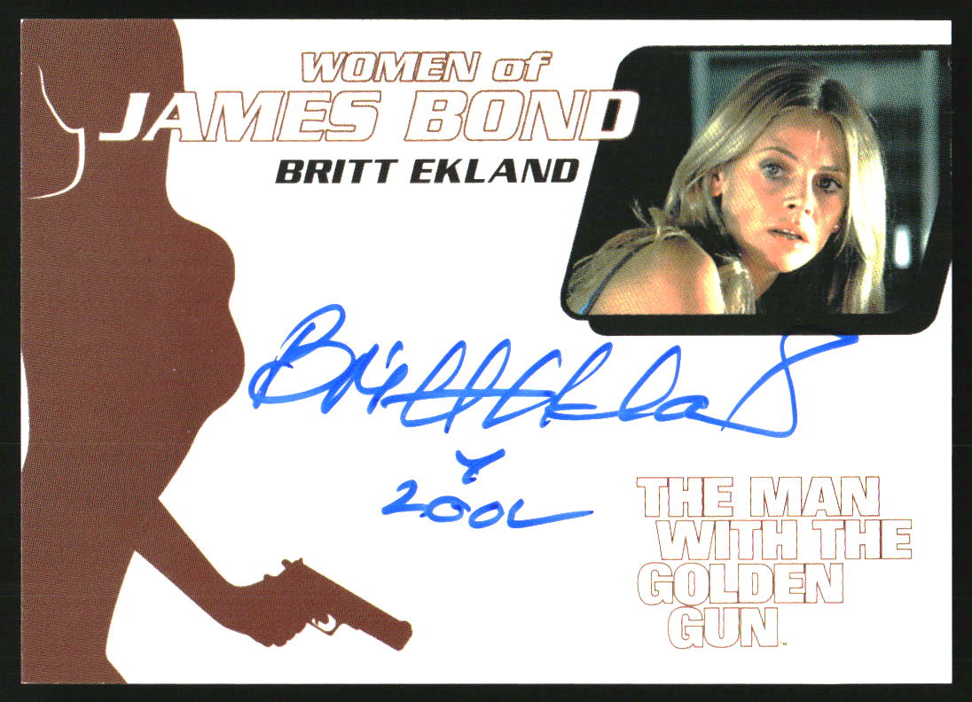 2024 007 Women of James Bond Autograph Britt Ekland as Mary Goodnight Auto