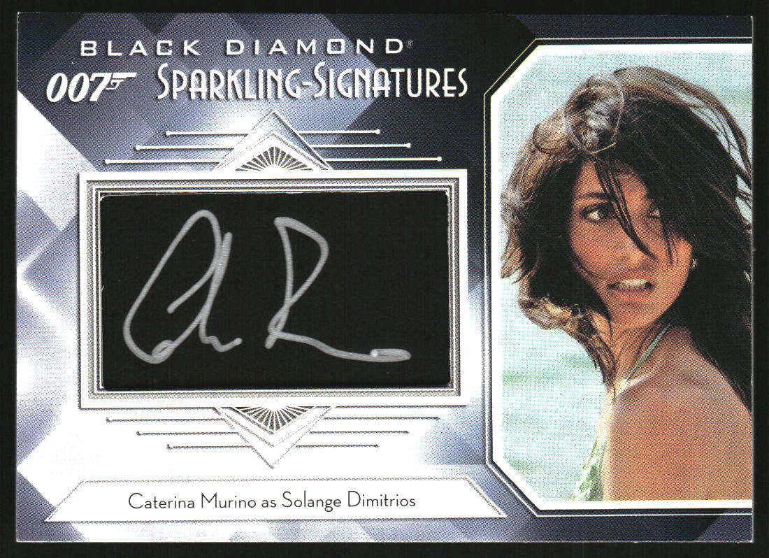 007 James Bond Black Diamond Sparkling Auto Caterina Murino Solange Dimitrios